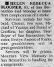 Helen Bloomer Obituary