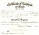 Jeff Rizzo Baptism Certificate