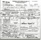 Serilda Ann Eddings Peck Death Certificate