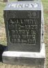 Andrew Jackson Lindy & his wife Nancy's Headstone