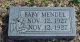 Ethel Mendel Headstone