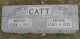 Frank & Maude Catt Headstone