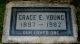 Grace E Young grave