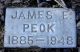 James E Peck Headstone