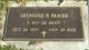 Leonard Blaize Headstone