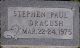 Stephen Paul Dragush Headstone