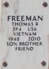 Thomas R Freeman Headstone