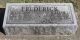 William & Betsy Ann Frederick Headstone