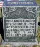 William & Elizabeth Klinger Headstone